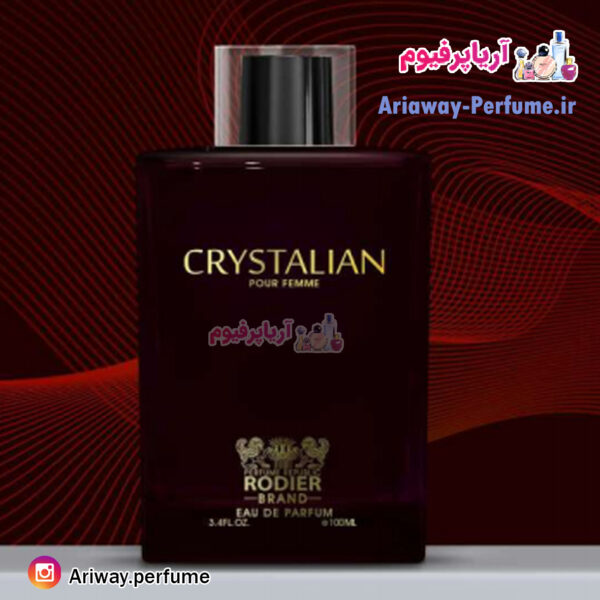 ادوپرفیوم زنانه رودیر مدل کریستالیان CRYSTALIAN حجم 100 میلی لیتر