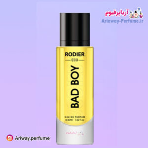 عطر جیبی مردانه رودیر اکو مدل بد بوی /BAD BOY حجم 30 میلی لیتر
