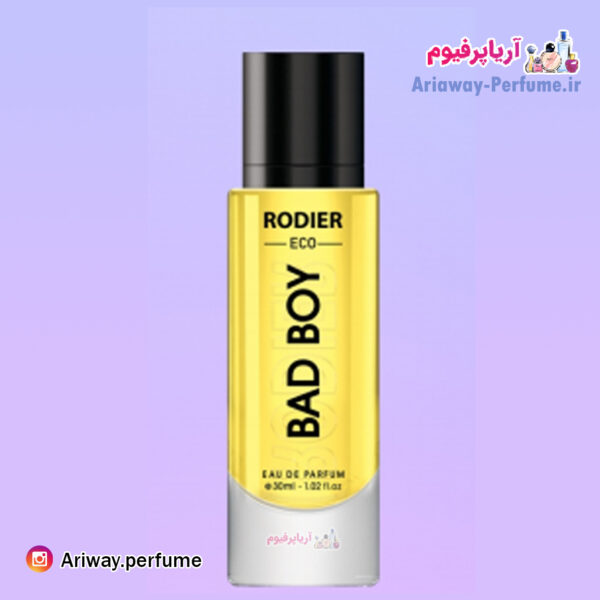 عطر جیبی مردانه رودیر اکو مدل بد بوی /BAD BOY حجم 30 میلی لیتر