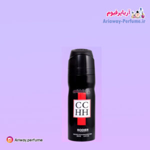 اسپری بدن مردانه رودیر مدل سی اچ اچ سی /CH HC حجم 250 میلی لیتر