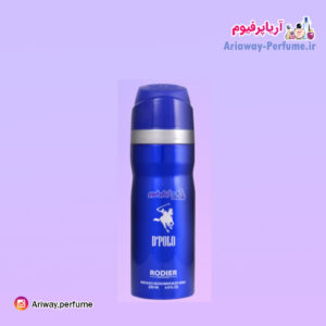 اسپری بدن مردانه رودیر مدل دی پولو /D’Polo حجم 250 میلی لیتر