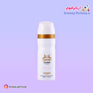 اسپری بدن زنانه رودیر مدل دونا/ Donna حجم 250 میلی لیتر