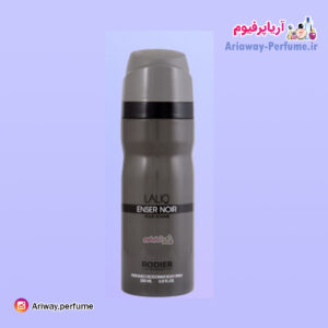 اسپری بدن مردانه رودیر مدل لالیک/ LALIQ ENSER NOIR حجم 250 میلی لیتر