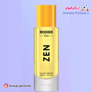 عطر جیبی زنانه رودیر اکو مدل زن/ ZEN حجم 30 میلی لیتر
