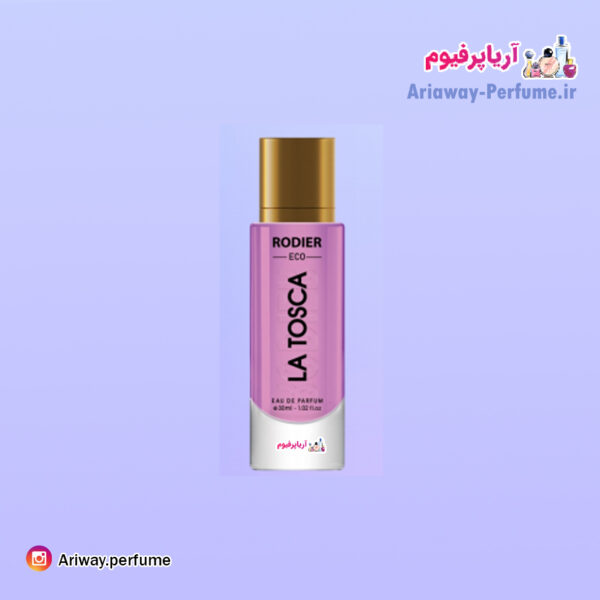 عطر جیبی زنانه رودیر اکو مدل لاتوسکا/ LA TOSCA حجم 30 میلی لیتر