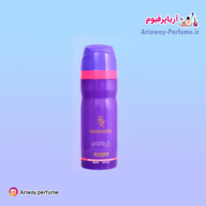 اسپری بدن زنانه رودیر مدل مانیفستو /Manifiesto حجم 250 میلی لیتر
