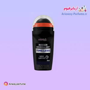 مام رولی ضد تعریق مردانه رودیر مدل تایم لس/ Timeless حجم 50 میلی لیتر